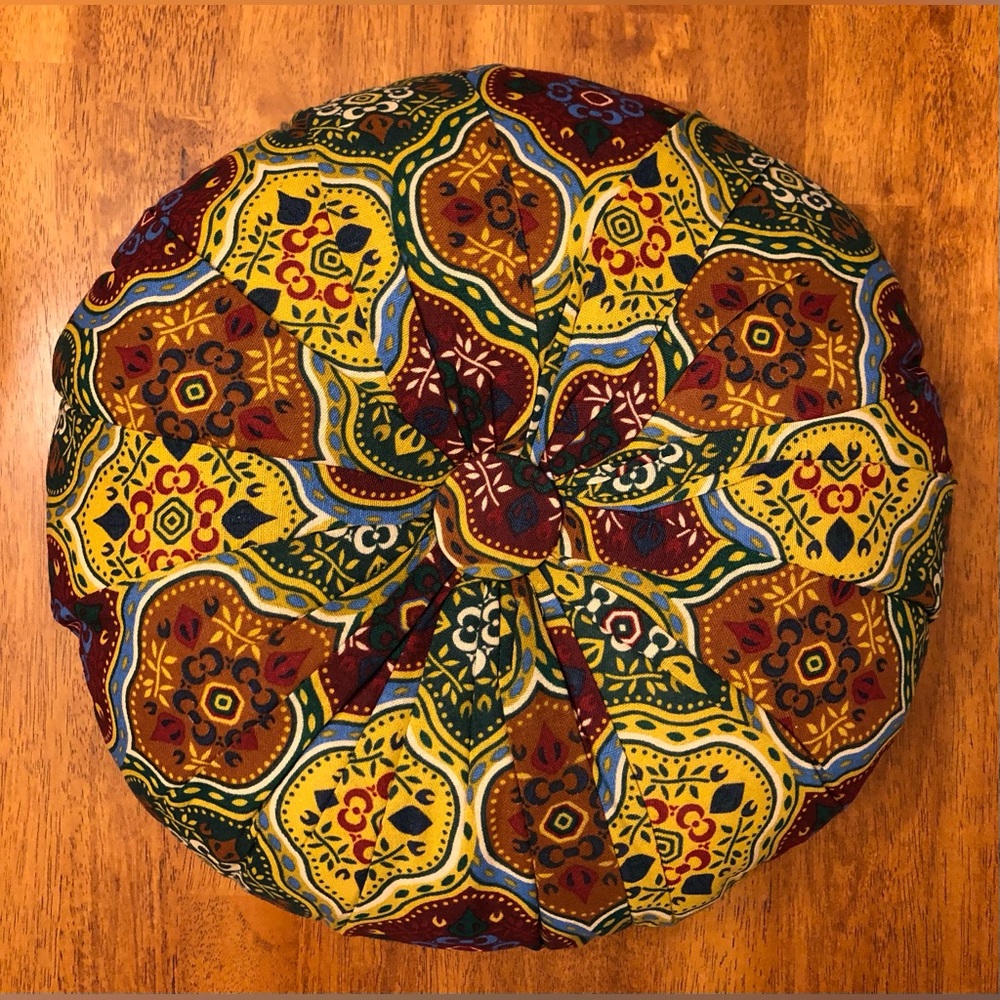 Throw Pillow/Meditation/Floor Cushion; Cover: 100% Cotton Blend; Moroccan Design